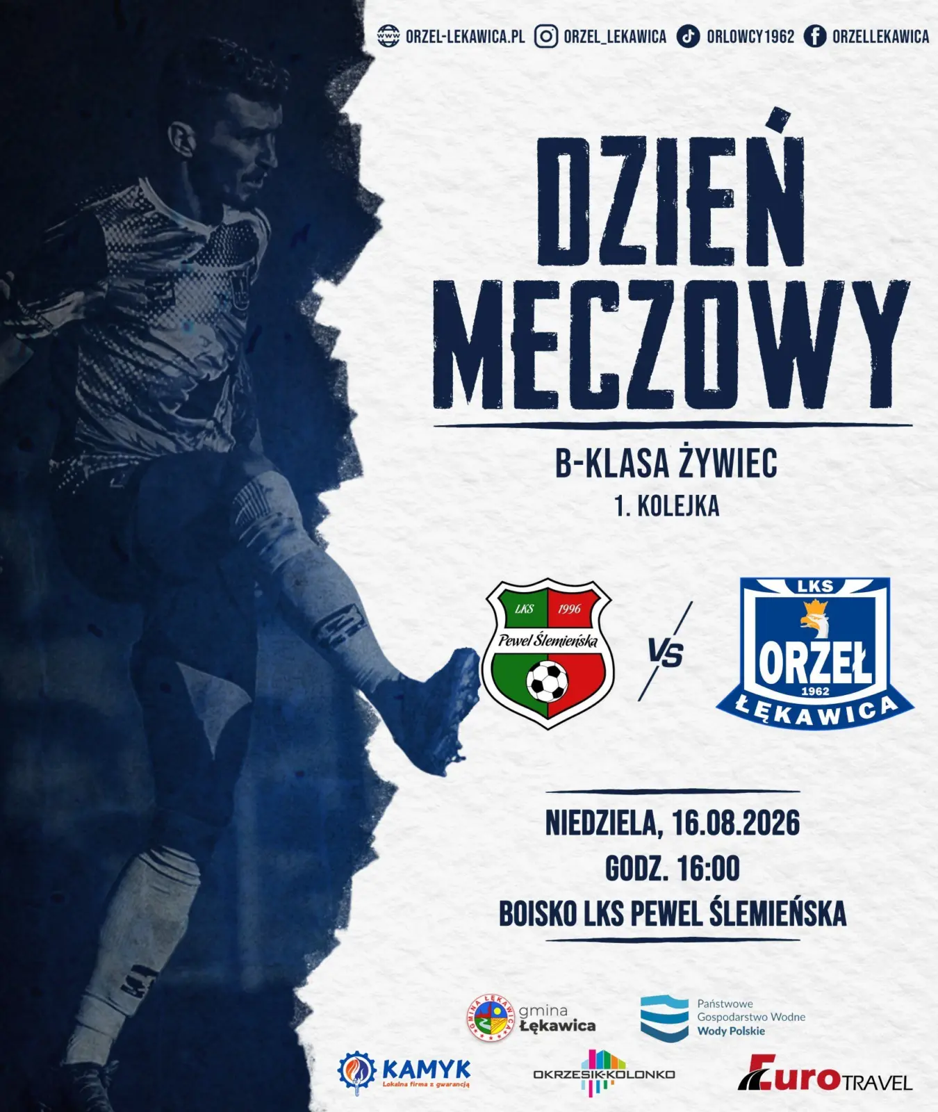 🤍💙Dziś zmagania ligowe rozpoczyna nasza druga drużyna 🔥 W wyjazdowym meczu pierwszej…