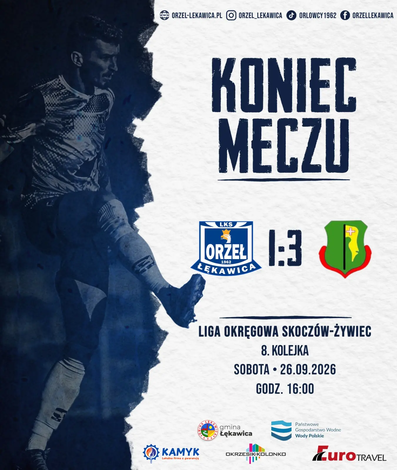 🤍💙Miniona sobota była w połowie udana dla Orła 🦅